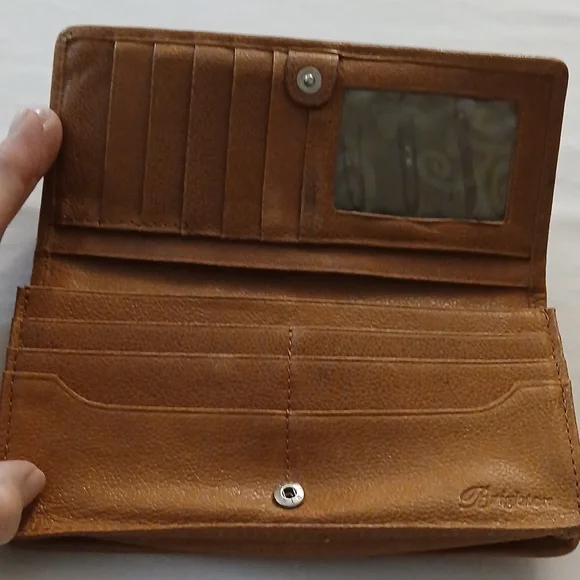 Brighton Orange Leather Wallet - Picture 3 of 7